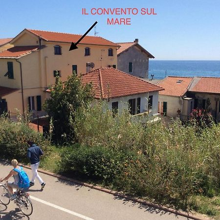 Вилла Il Convento Sul Mare Санто-Стефано-аль-Мар Экстерьер фото